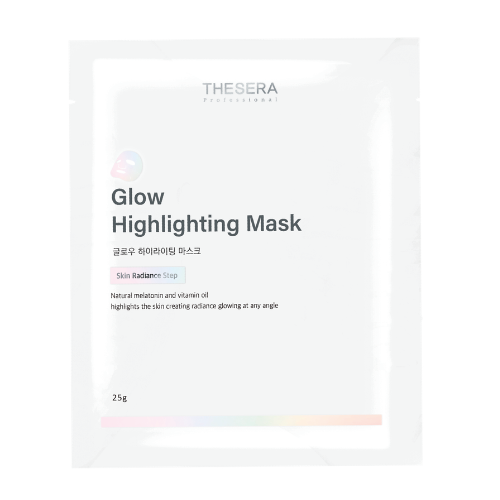 THESERA GLOW ŠVYTĖJIMO SUTEIKIANTI VEIDO KAUKĖ, 1x25 g